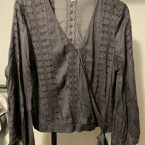 V-neck Wrap Shirt